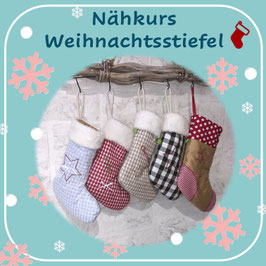 Nähkurs Weihnachtsstiefel