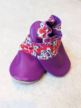 Chaussons BABOUCHES "Violet Liberty"