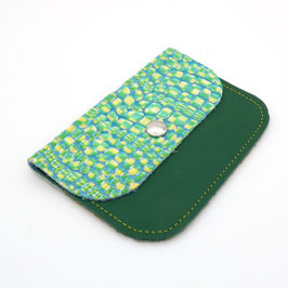 Porte Carte Ecaille Tortue et Vert