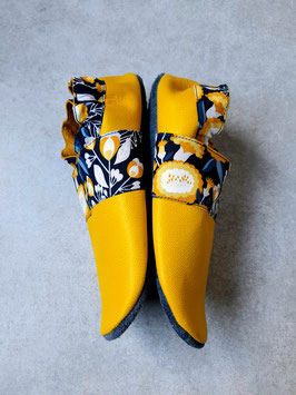 Chaussons BABOUCHES ADULTES "Jaune Soleil"