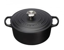 Bräter rund schwarz - Le Creuset