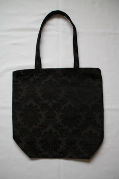 Tote bag Noir Baroque (avec fond)