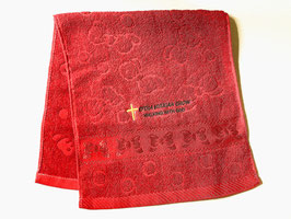 Butterfly Fashion Soft  Cotton Embroidery  Bath Towel 28 * 13 inches( Red ) 蝴蝶时尚柔软纯棉刺绣浴巾 28* 13英寸（红色）