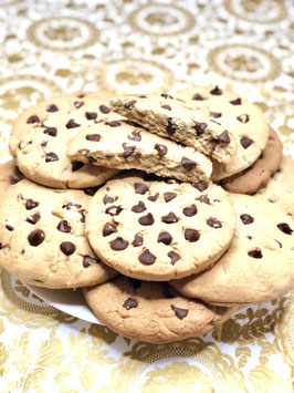 LEBHC1-31 十二个大的有机蜂蜜巧克力曲奇饼 38安士 12 Large Homemade Soft Organic Honey Chocolate Chip Cookies Weight 38 oz