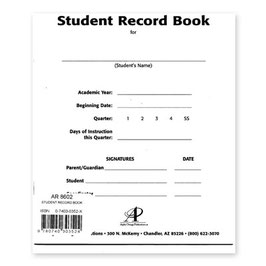 LIFEPAC® 4 套学生记录簿 Set of 4 Student Record Books