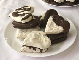 LEBHCE-3  12块巧克力心型饼 570克 12 Chocolate Heart Shape Cookies 570g