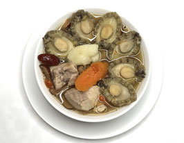 LEBHC2-5 有机红萝卜鲍鱼瘦肉淮山红枣枸杞汤 Organic Carrot, Abalone, Lean Meat, Chinese Yam, Red Dates and Goji Berry Soup - 现场