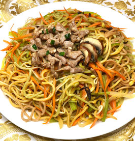 猪肉彩色蔬菜面 Pork Colorful Vegetable Noodles