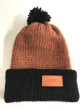 HKF102 Meticulously Handmade Double-sided Woven Beanie | Unisex | High Quality Merino Wool Yarn - Made in Order 双面恩典之冠-精工手工双面编织帽子｜男女通用｜优质美丽诺羊毛线