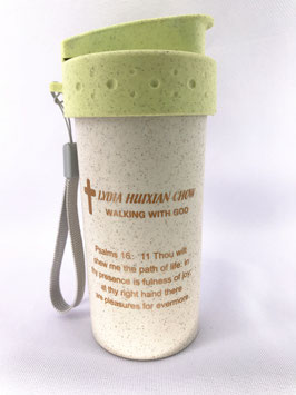 小麦秸秆麦香纤维 300ml 杯（绿色） Wheat Straw Wheat Scented Fiber 300ml Cup （Green)