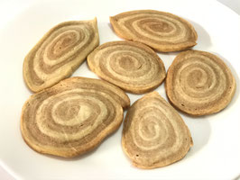 LEBHCS-3 Two-color Cow Ear Twists 6  双色牛耳朵饼 6