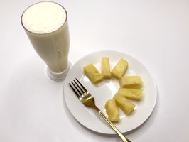 LEBHC13-3 有机菠萝奶昔 300毫升  - 现场 Organic Pineapple Milkshake 300ml -Onsite