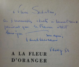 Paul Morand, À la fleur d'oranger, Les Clés d'or, 1946, édition originale