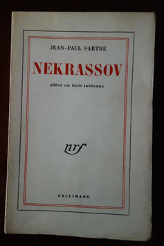 Jean-Paul Sartre, Nekrassov, Gallimard, 1956, édition originale