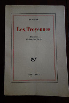 Jean-Paul Sartre, Les Troyennes, NRF Gallimard, 1965, édition originale