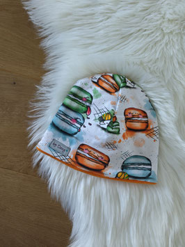 Mütze innen gefüttert Macarons ca. 44-46 cm