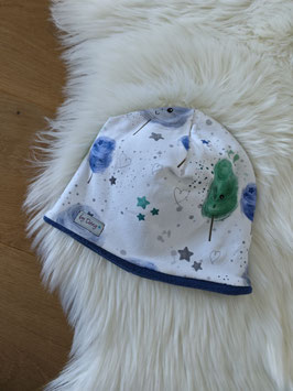 Mütze innen gefüttert süsse Zuckerwatte ca. 53-55
