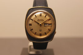 0000★BULOVA ACCTRON アキュトロン 218 N3 1973年 ★10K GOLD PLATED CASE OMEGA BUCKLE