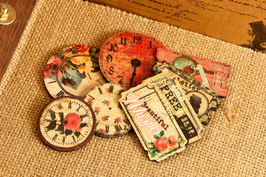 Prima Wood Clocks & Tickets - Romance Novel