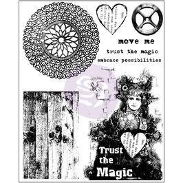 Finnabair Cling Mounted Stamps: Trust The Magic