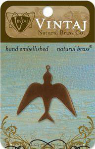 Vintaj Natural Brass Altered Blanks - Skyward Bird