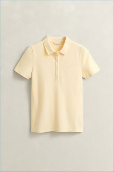 GANT Slim Polo Shirt Vanilla Yellow
