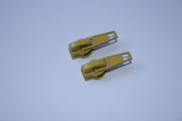Zipper Autolock senf / senfgelb ab 2 Stück (€ 0,30/St.) 5mm Schiene