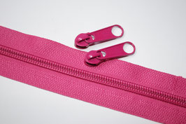 Reißverschluss 5 mm PINK  1 Meter + 2 St. Zipper (EUR 1,80/Set)