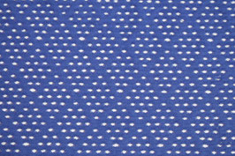 REST 60 cm Jersey Lochmuster blau Netz-Stoff Löcher Jersey Raute