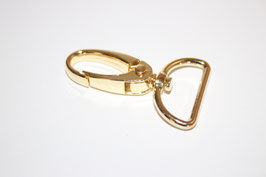 ab 1 St. Karabiner 25 mm gold Karabinerhaken RE