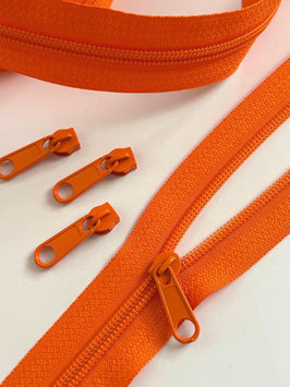 Reißverschluss & Zipper - 5 mm - orange & Zipper