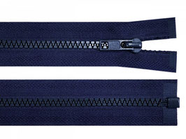 2x Reißverschluss dunkelblau 40 cm teilbar (€ 1,90/St.) Jacken-Reißverschluss blau LETZTEN