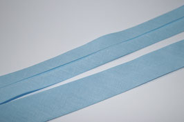 AUSVERKAUFT Schrägband hellblau Baumwolle 18 mm