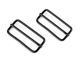 2x Schieber 50 mm schwarz-lackiert 38/40mm - schwarz-matt - € 0,80/St.