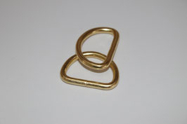 D-Ringe 25 mm gold 2 Stück (EUR 0,50/St.) D-Ring