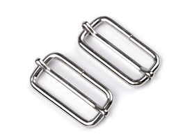 1x Schieber beweglich 38 / 40 mm silber - € 0,70/St. LETZTER