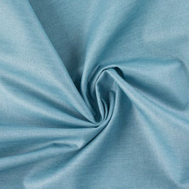 REST 40 cm beschichtete Baumwolle UNI hellblau blau jeansblau unifarben einfarbig Luisa