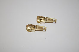 Zipper gold - Autolock - ab 2 Stück (€ 0,30/St.) 5mm Schiene