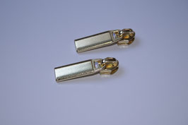 3x Zipper gold - 3 cm lang / 1 cm breit (€ 0,60/St.) 5mm Schiene - LETZTEN !!