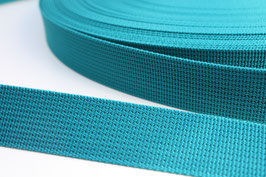 Gurtband 30 mm petrol - 1,8 mm stark