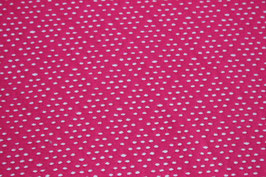 Jersey Lochmuster pink fuchsia Netz-Stoff  Löcher Jersey Raute ab 30 cm !!!
