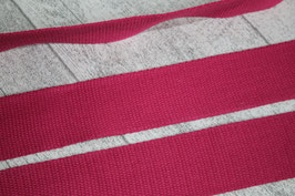 REST 1,60 m Gurtband Baumwolle 50 mm fuchsia magenta Taschengurtband Taschenband Taschenträger Baumwoll-Gurtband - € 2,60/m