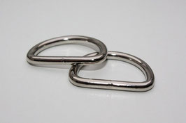 D-Ring 25 mm silber Stahl 2 Stück (EUR 0,40/St.)
