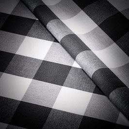Hästens Betthusse mit eleganter Kellerfalte, Graphite Check 210 x 220