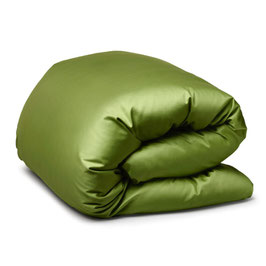 Hästens Satin Pure Daunendeckenbezug, Farbe grass green