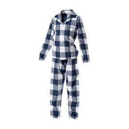 Hästens Kinder-Pyjama Blue Check