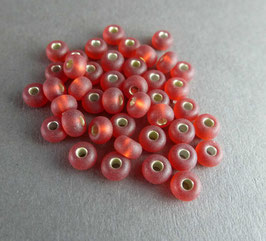 R11 Hellrot matt m. Silber, 4,5mm