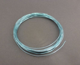 08 Wasserblauer Aluminiumdraht 0,8mm