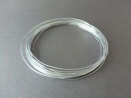 01 Silberfarbener Aluminiumdraht 0,8mm