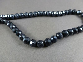 FP04 Schwarz, silberbed.; 6mm
